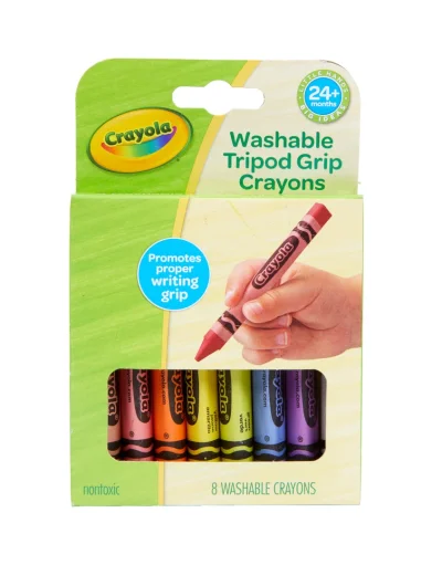 MFC 8 Ct. Washable Triangular Crayons