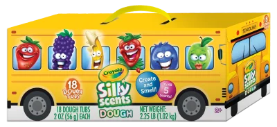 Silly Scents Dough School Bus 18x2oz