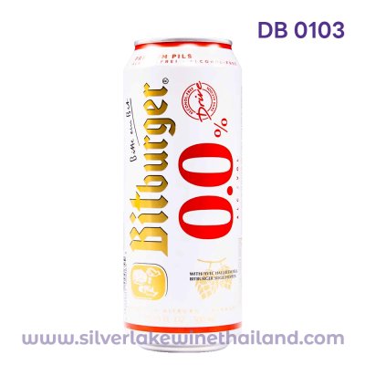Bitburger 0.0% Premium Pils Alcohol-Free Can 500 ml
