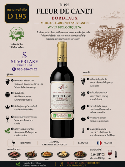 Fleur De Canet Boise Bio AOC Bordeaux