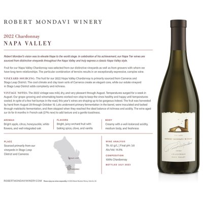 Robert Mondavi Napa Valley Chardonnay