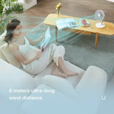 JISULIFE RTB FA13P TABLE FAN LIFE7 - WHITE