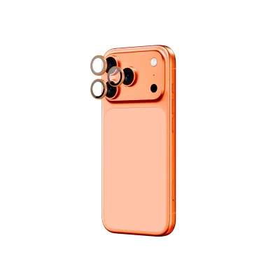 กระจกกันเลนส์ Amazingthing iPhone 17 Pro/17 Pro Max 3D Len Titan Orange