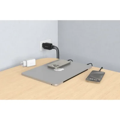 หัวชาร์จ OMNIA X65 65 วัตต์ 3 พอร์ต สีดำ (ปลั๊ก TH)