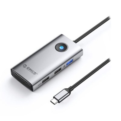 USB-C HUB (ยูเอสบีซีฮับ) ORICO TYPE-C 5-IN-1 5Gbps MULTIFUNCTION DOCKING STATION