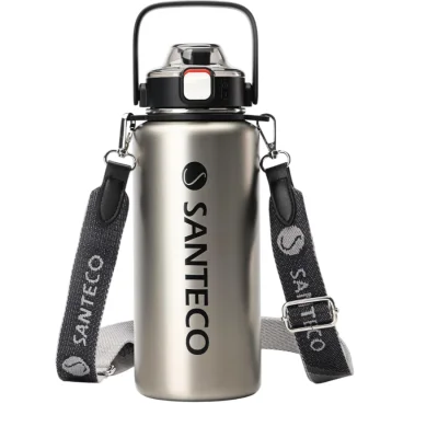 SANTECO Vacuum Insulated Large Capacity Water Bottle with Straw รุ่น Erie | กระบอกน้ำเก็บอุณหภูมิ ขนาด 1200 ML