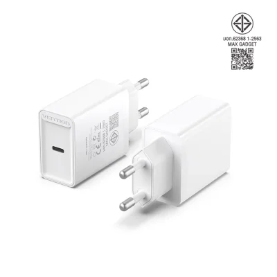 USB Charger Type-C FAD 20W (White,TH) - อะแดปเตอร์ Vention