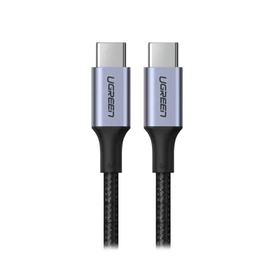 2M Cable Type-C To Type-C UGREEN (Alu,Nylon-70429) Black