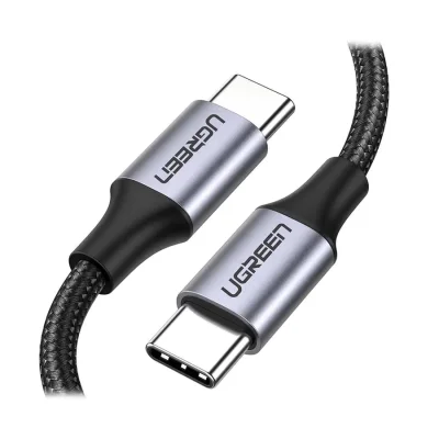 2M Cable Type-C To Type-C UGREEN (Alu,Nylon-70429) Black