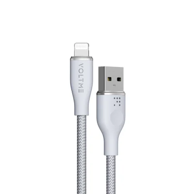 Voltme สายชาร์จ Powerlink Rugg USB-C TO USB-C : [1M/3.3FT/USB2.0/3A-60W] - GREY