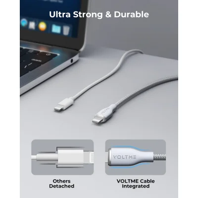 VOLTME POWERLINK RUGG USB-C TO L GREY [1.2M ]