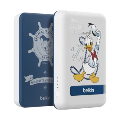 พาวเวอร์แบงค์ Belkin 5,000 mAh Wireless Charging with Kickstand Donald Duck