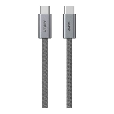 สายชาร์จเร็ว AUKEY 60W Circlet CC USB-C to USB-C Cable สายไนล่อนถัก | CB-CD45