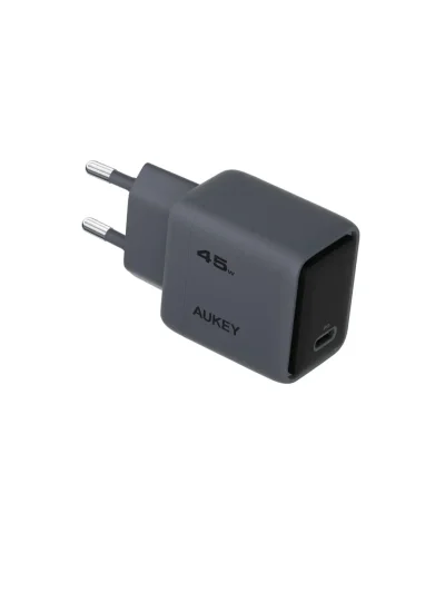 หัวชาร์จ  AUKEY Comet PA-C2 USB-C 45 วัตต์ เทคโนโลยี Gan ชาร์จเร็ว ขนาดเล็ก