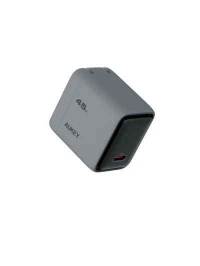 หัวชาร์จ  AUKEY Comet PA-C2 USB-C 45 วัตต์ เทคโนโลยี Gan ชาร์จเร็ว ขนาดเล็ก