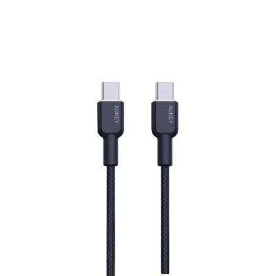 สายชาร์จ  AUKEY CB-NCC2 USB-C to USB-C Circlet 60W Nylon Braided Cable (1.8M)