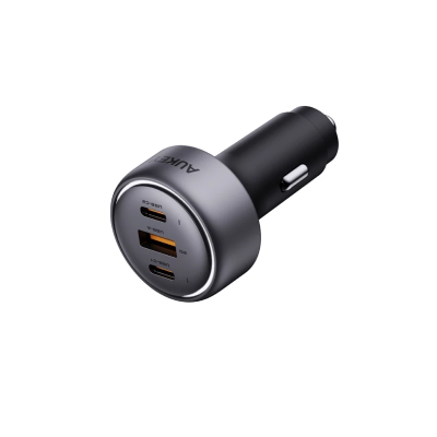 ที่ชาร์จในรถยนต์ (3 พอร์ต) AUKEY CC-P1 Pathfinder Mix 3 66W Fast Charging Car Charger