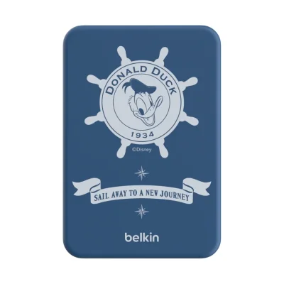 พาวเวอร์แบงค์ Belkin 5,000 mAh Wireless Charging with Kickstand Donald Duck