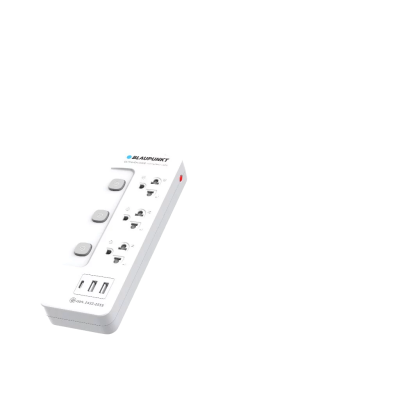 BLAUPUNKT ปลั๊กไฟสวิตช์แยก [ x3 Switch, x3 Socket , x2 USB, x1 Type-C ] -  มาตรฐาน มอก.ทองแดงแท้ 100%