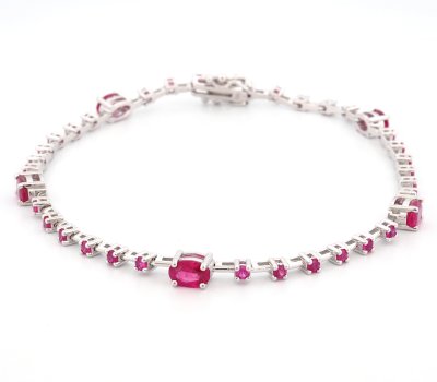 18K Bracelet White Gold