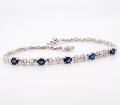 18K Bracelet White Gold