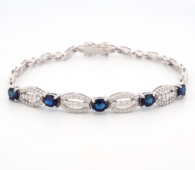 18K Bracelet White Gold