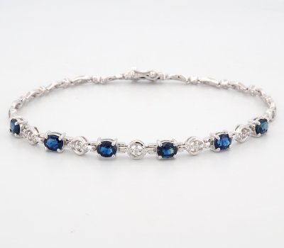 18K Bracelet White Gold
