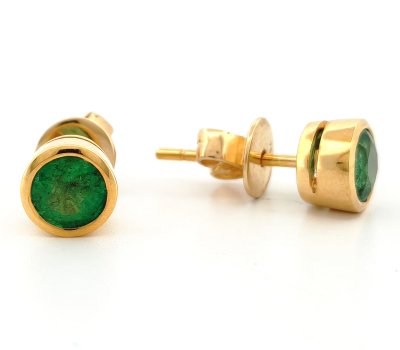 18K Earring Gold/White Gold