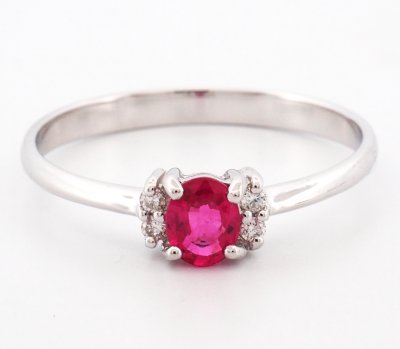 18K Ring White Gold
