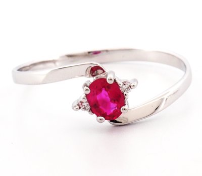 18K Ring White Gold