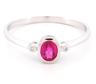 9K Ring White Gold