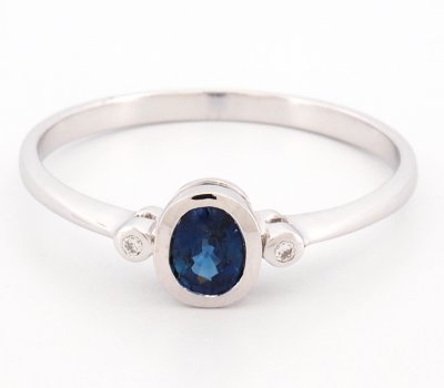 9K Ring White Gold