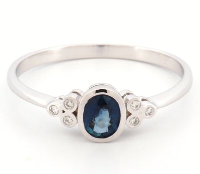 9K Ring White Gold