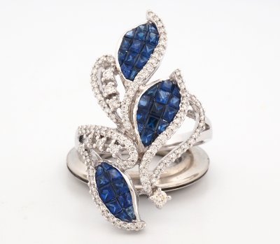 18K Ring White Gold