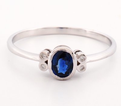 18K Ring White Gold
