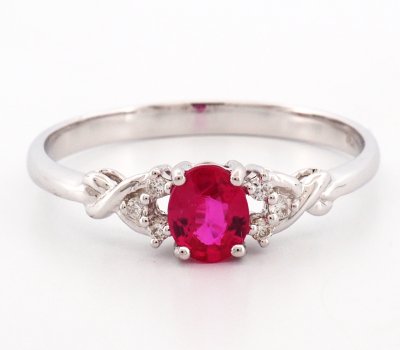 18K Ring White Gold