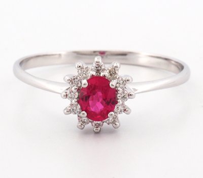 18K Ring White Gold