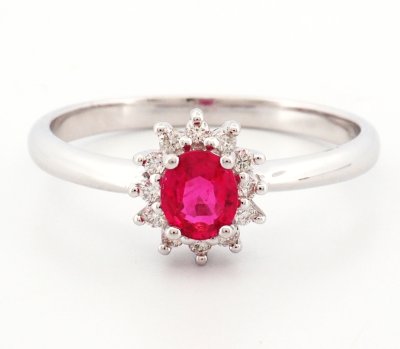 18K Ring White Gold