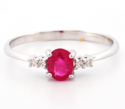 18K Ring White Gold