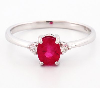18K Ring White Gold
