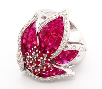 18K Ring White Gold