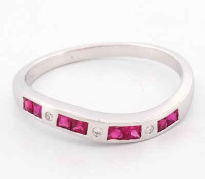 18K Ring White Gold