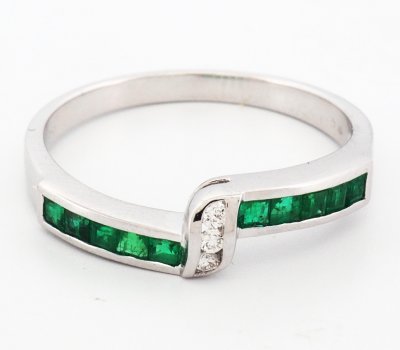 18K Ring White Gold