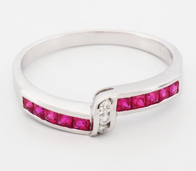 18K Ring White Gold