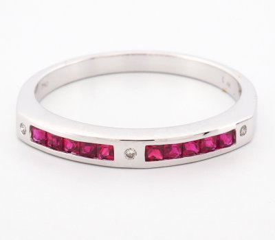 18K Ring White Gold