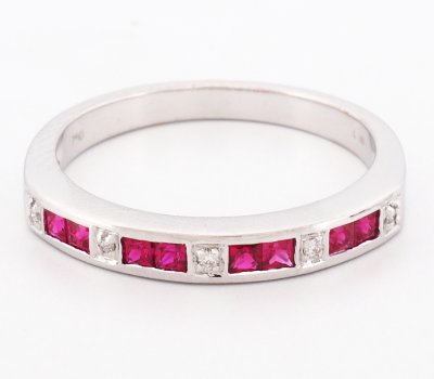 18K Ring White Gold