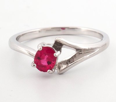18K Ring White Gold