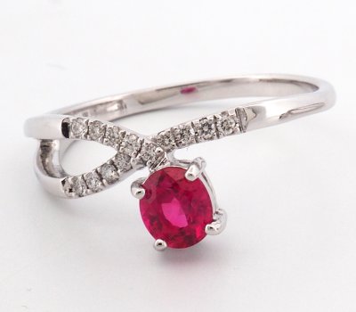 18K Ring White Gold