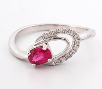 18K Ring White Gold