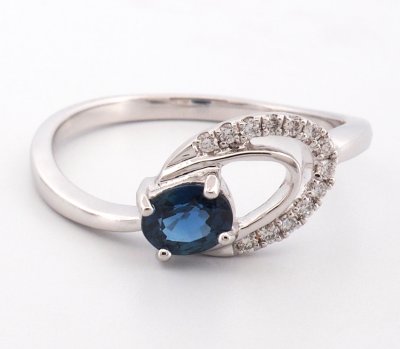 18K Ring White Gold